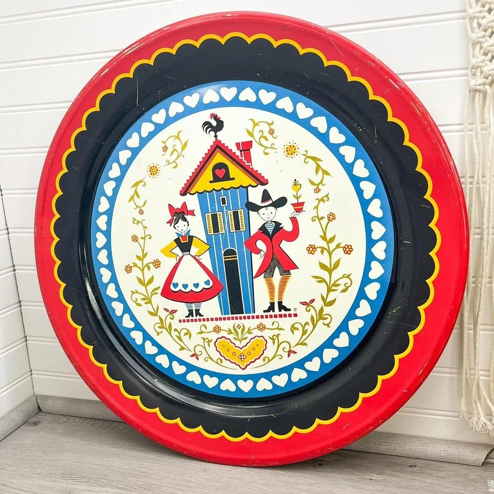 Vintage Dutch Metal‎ Tray